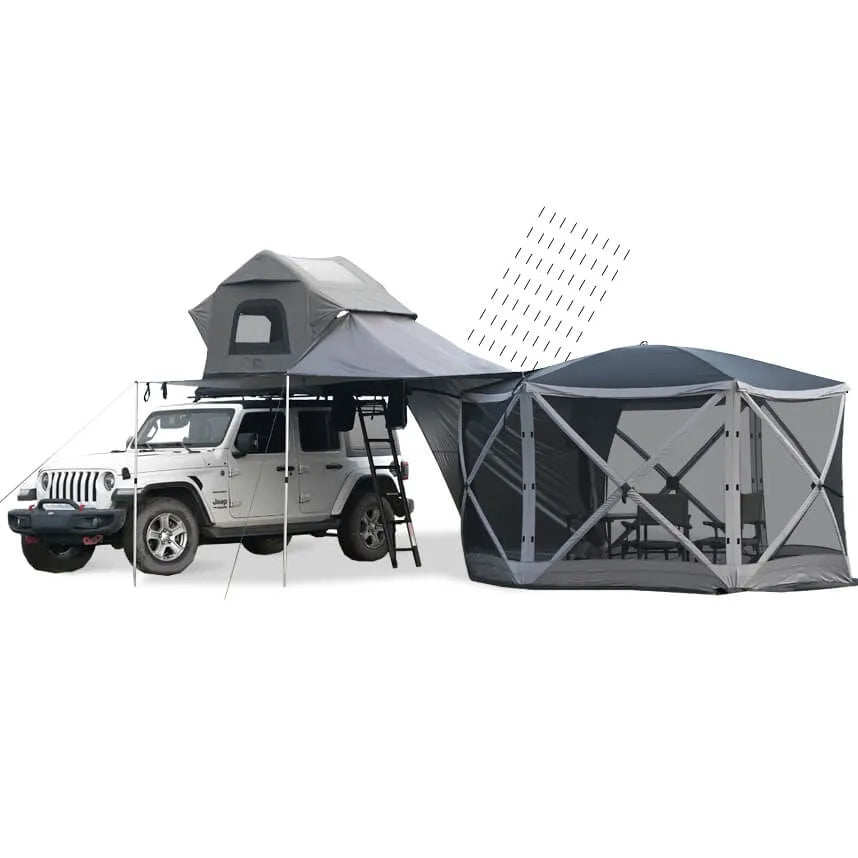 Vehicle Awning Setup for Rain, Shade, and Faster Camp Arrivals