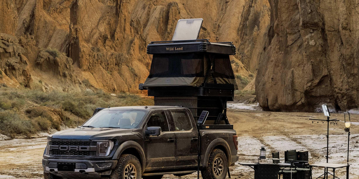 Double the Space, Zero the Hassle — Meet the Wingman Electric Pickup Tent