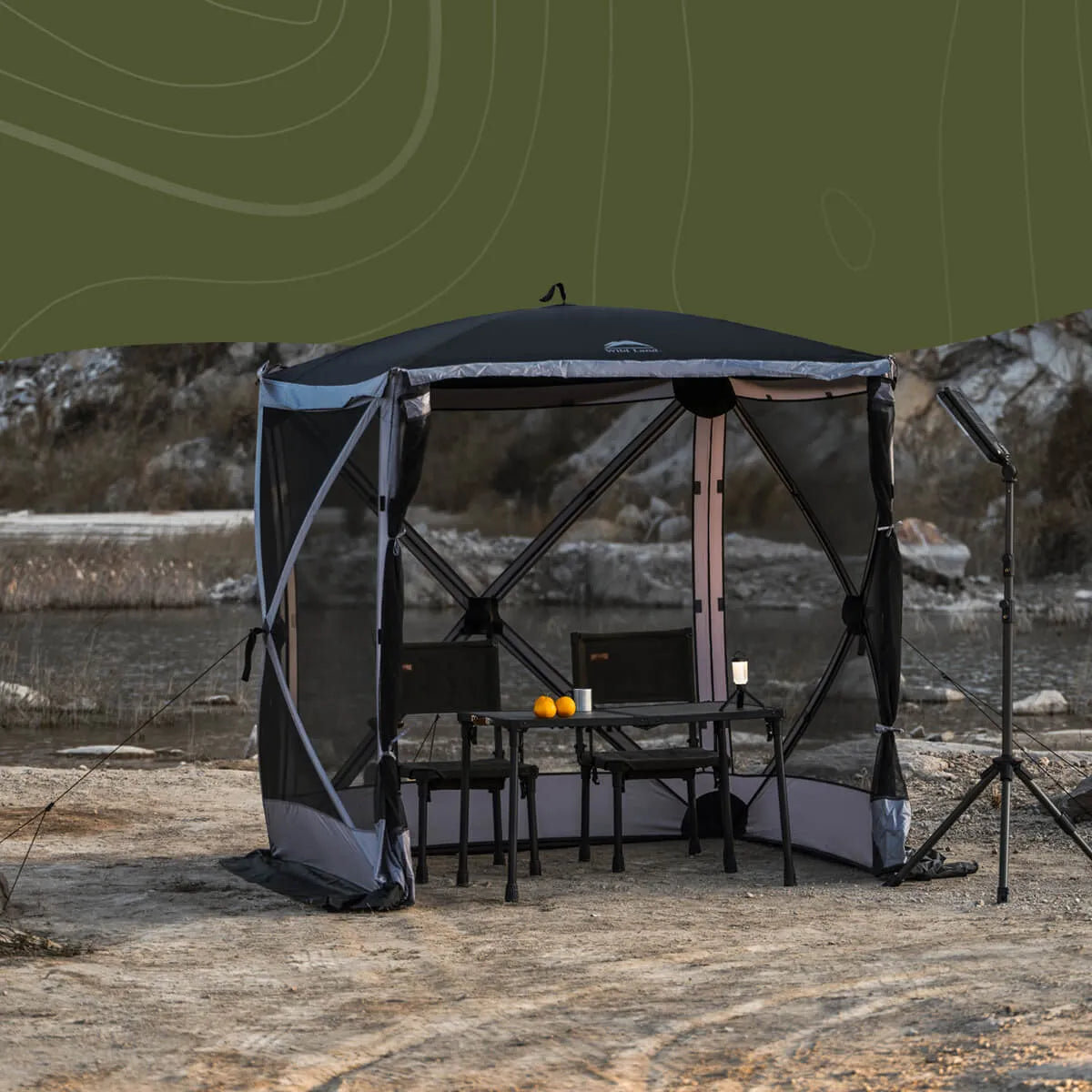 Hub Screen House 400 XL – Quick Set Up Outdoor Tent for Camping Hub Screen House 400 XL – Quick Set Up Outdoor Tent for Camping