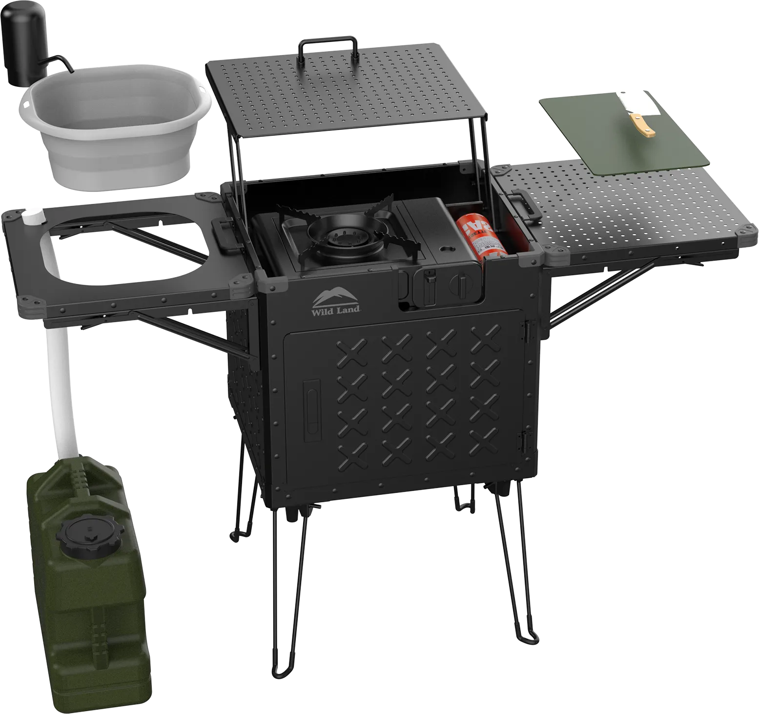 Wild Land Camping Integrated Kitchen Box