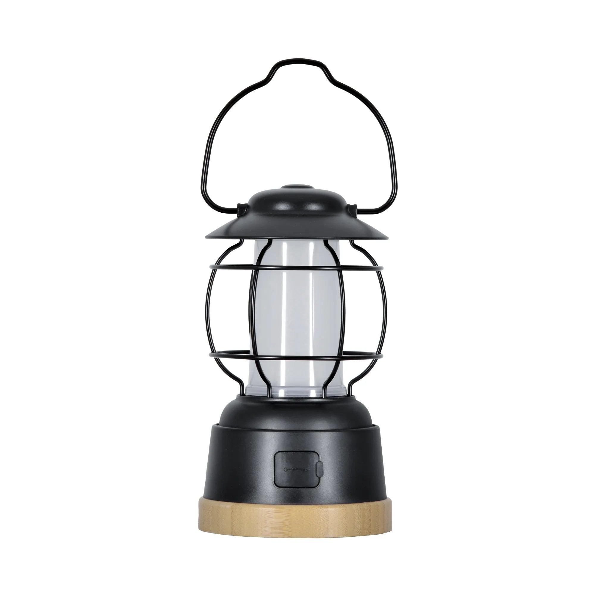 Wild Land High Lumen Knight SE - Vintage Style LED Camping Lantern in Black