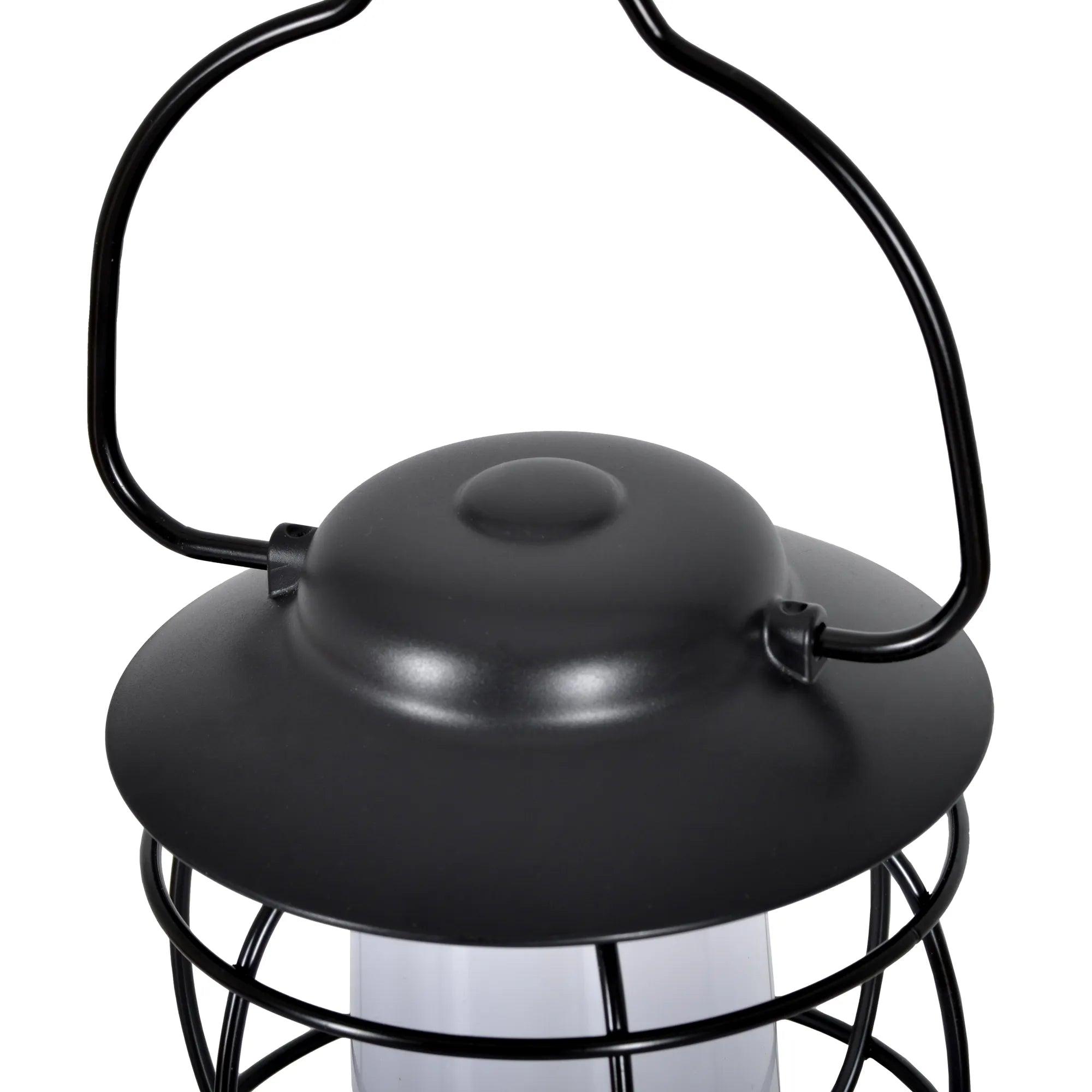 Durable metal handle and waterproof charging port of Knight SE outdoor light