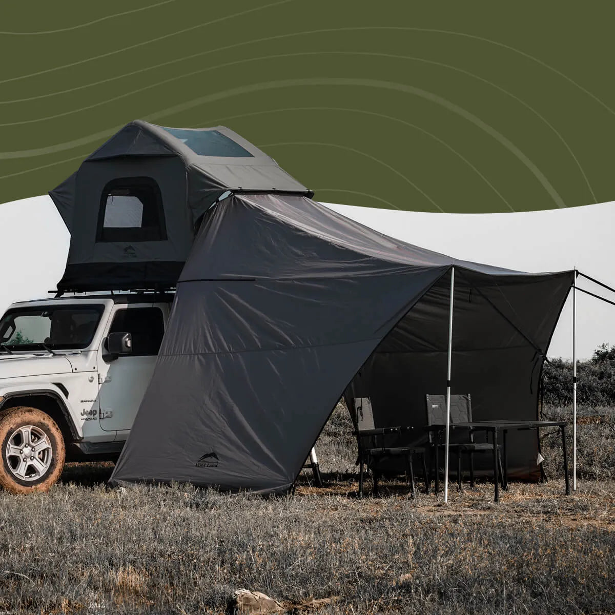 roof tent with awning Universal Connector