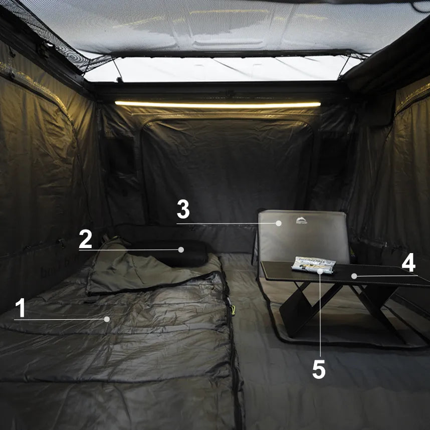 Wild Land Sky Rover Roof Top Tent Accessories map