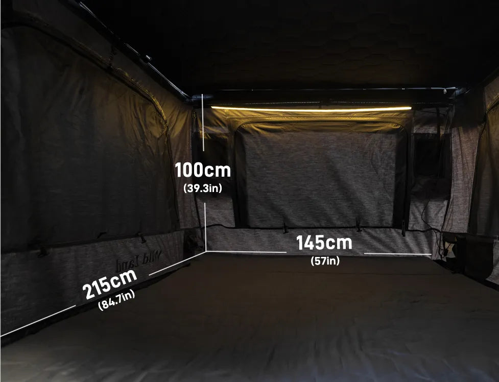 Wild Land Sky Rover Roof Top Tent Internal Dimensions