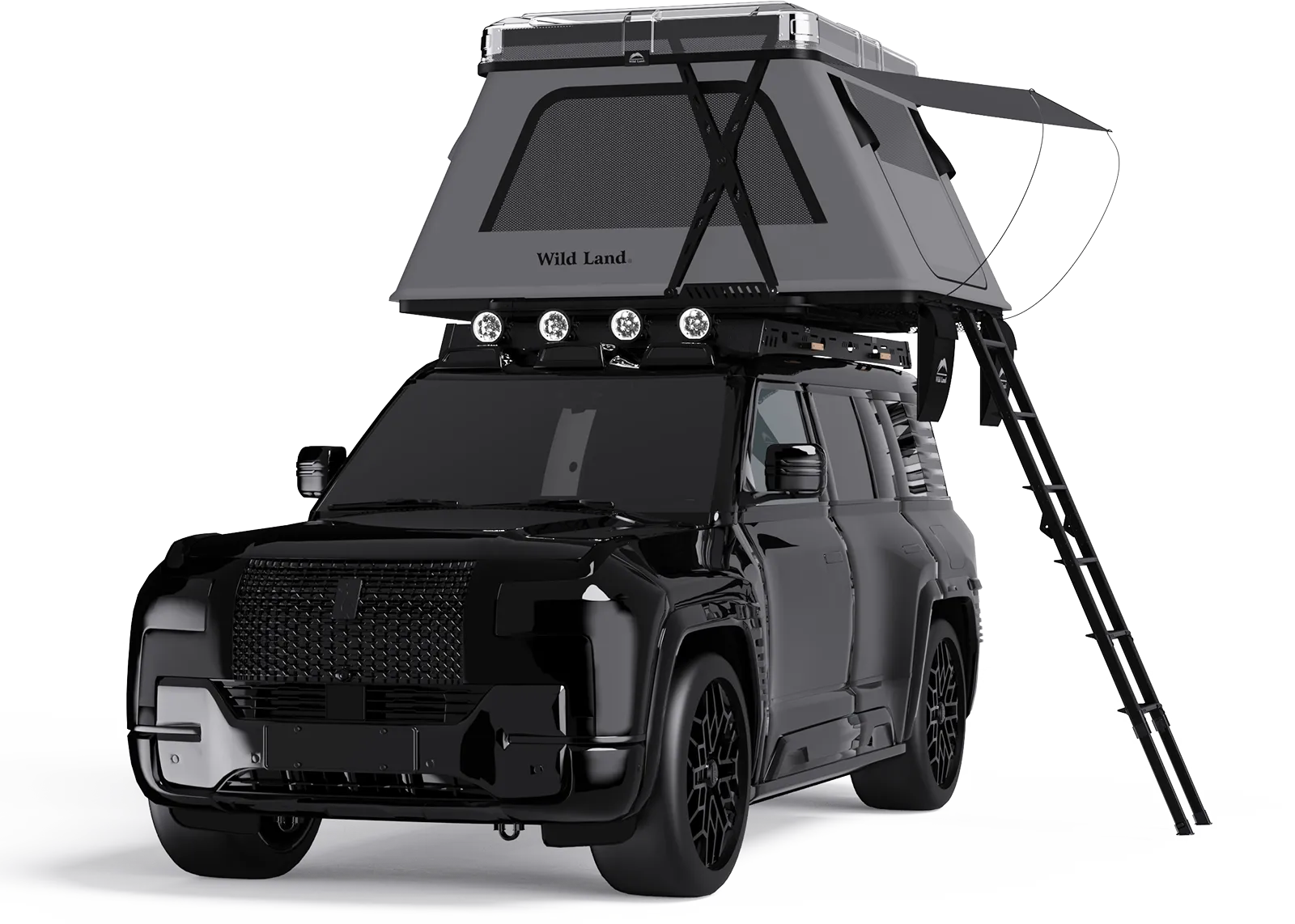 Wild Land Sky Rover Roof Top Tent White background image