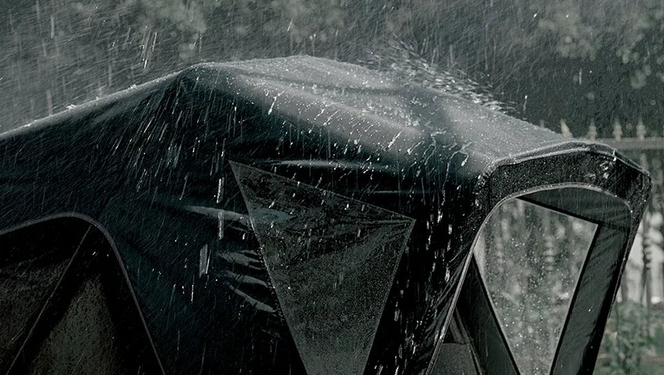 Wild Land Summit Explorer Roof Top Tent Rain test