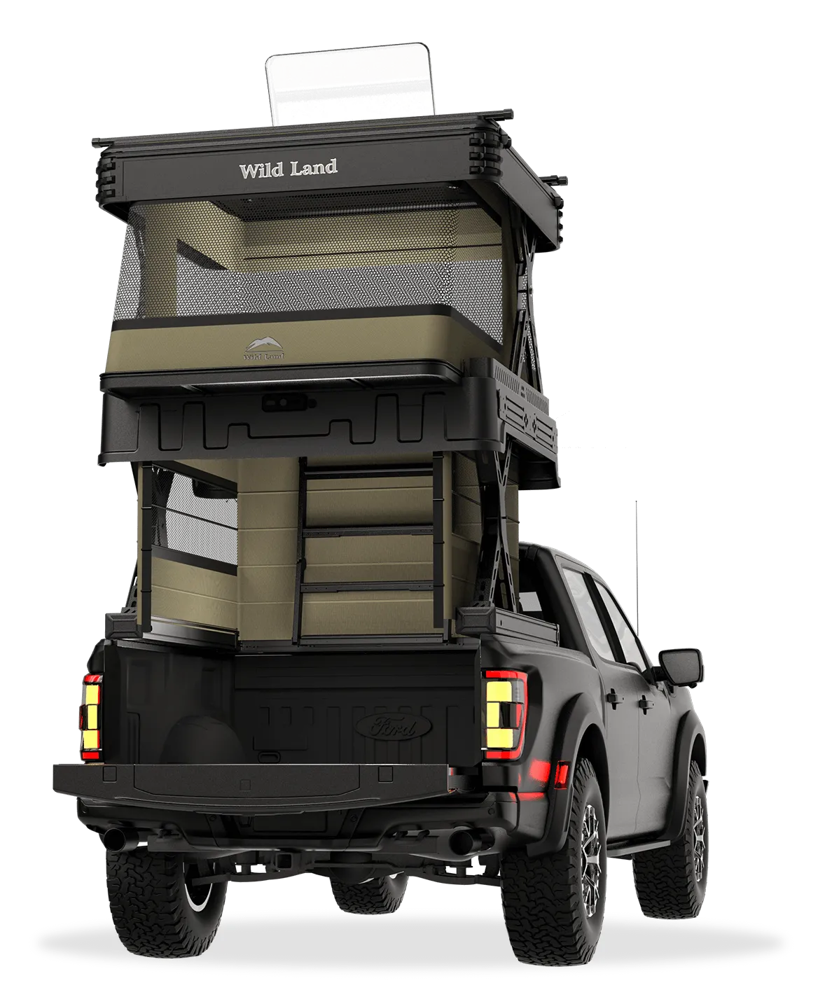 Wild Land Wingmen Roof Top Tent Expanded view