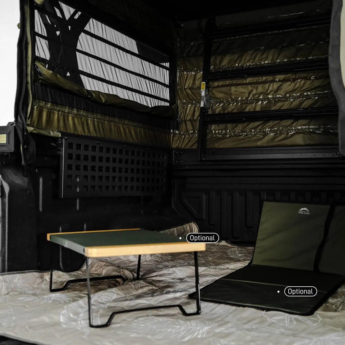 Wildland Wingman Automatic Hard Shell Roof Top Tent for Pickup