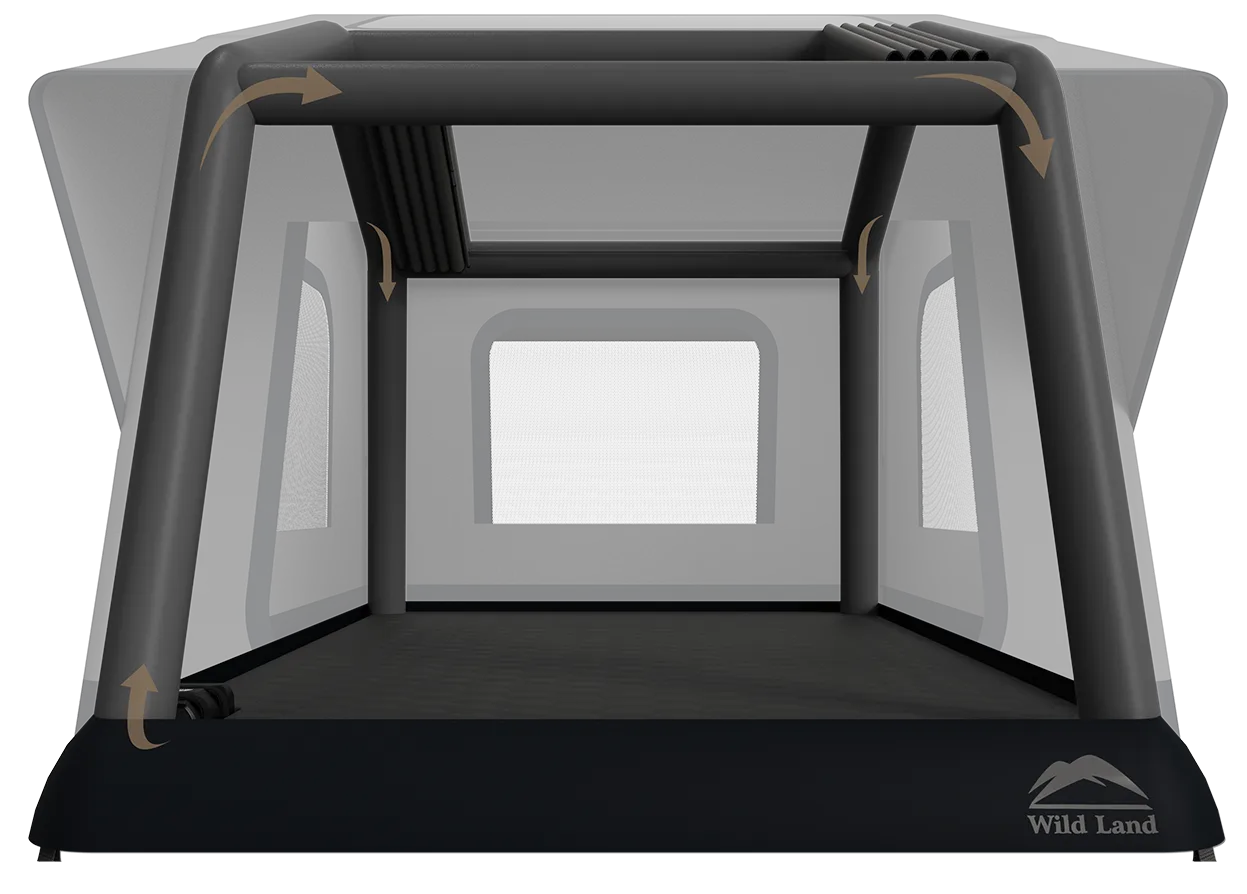 Wild Land Air Cruiser Rooftop Tent Air Column Perspective