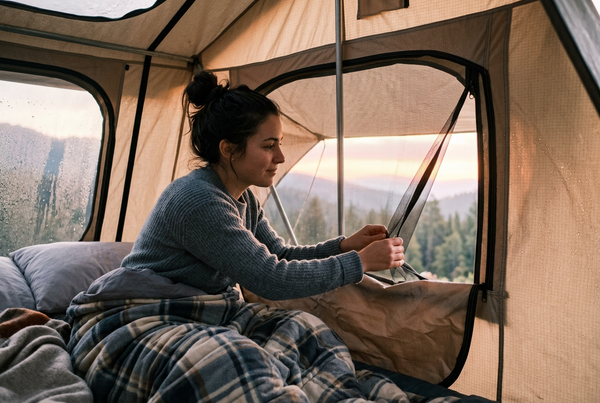 How to Reduce Condensation in a Rooftop Tent Without a Heater