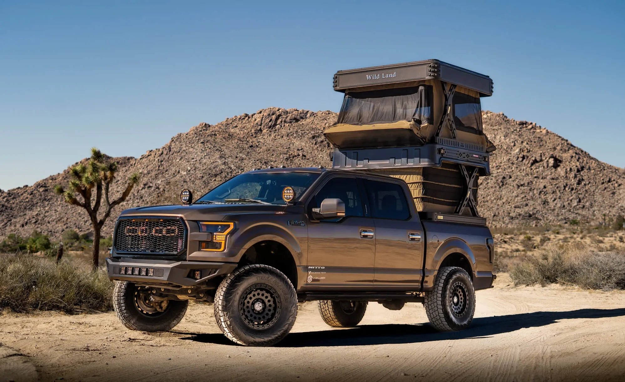 Wildland Wingman Automatic Hard Shell Roof Top Tent for Pickup