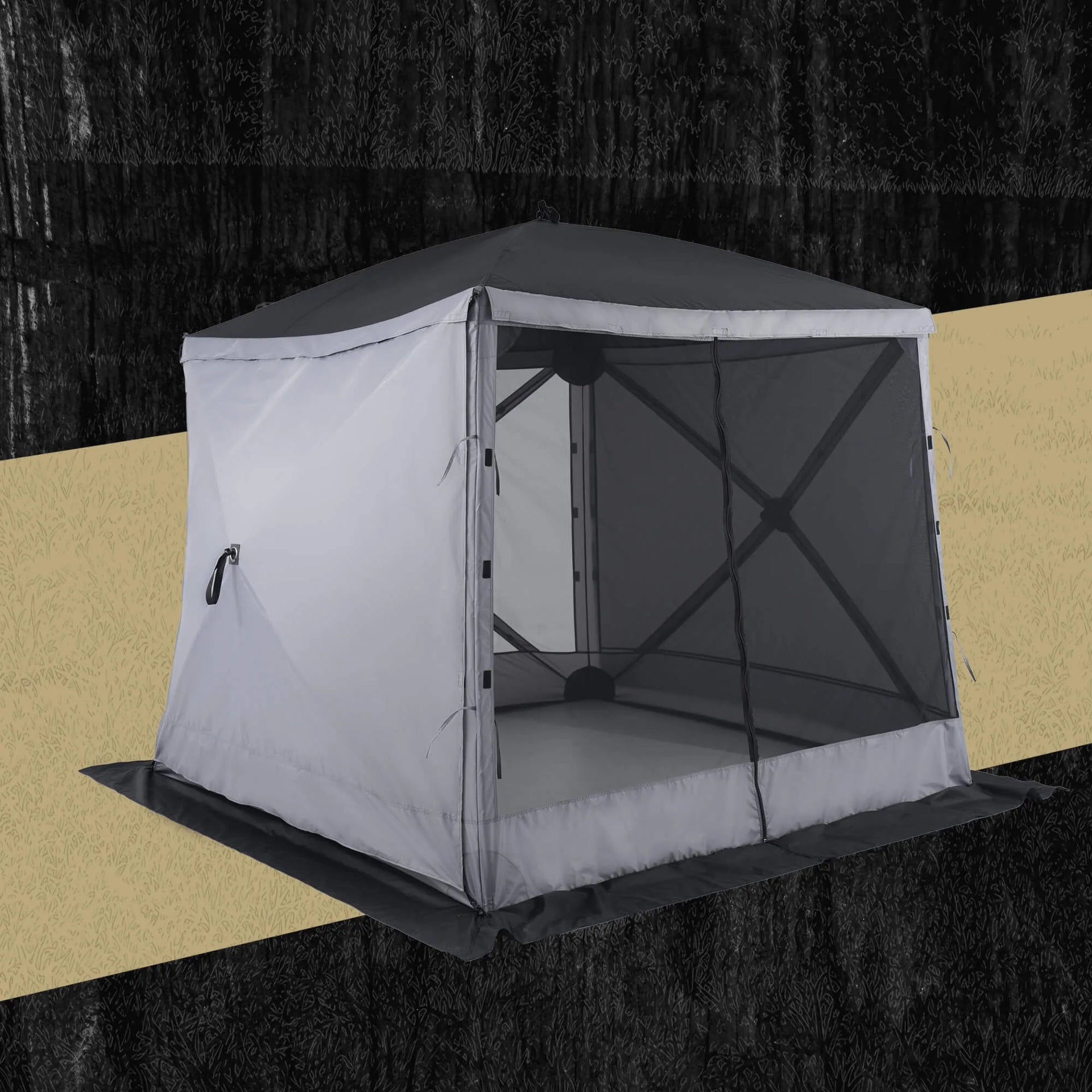 Hub Screen House 400 XL | Quick Set Up Pop-Up Camping Tent